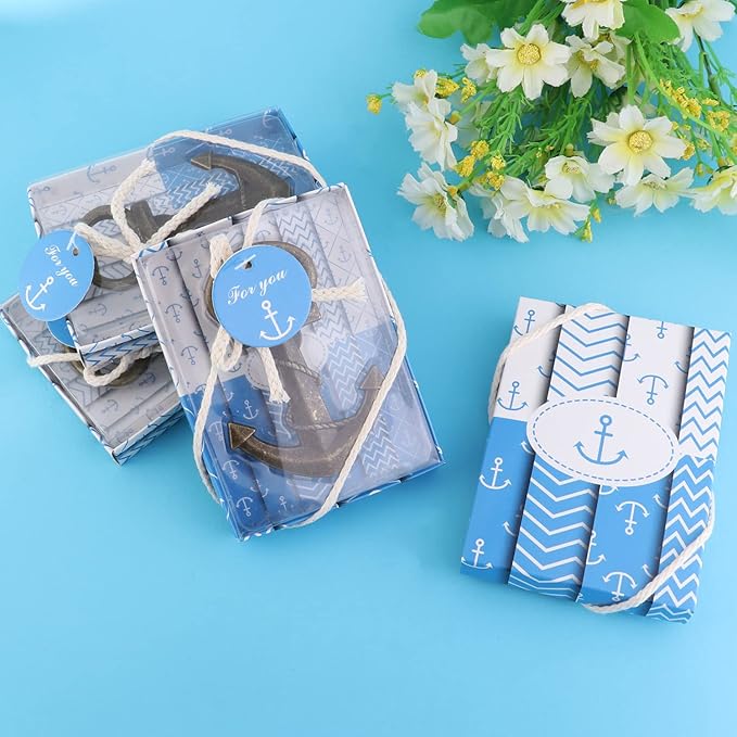Anchor Bottle Opener Set - Nautical Theme Wedding Favors & Party Favor Souvenirs (30, Anchor)