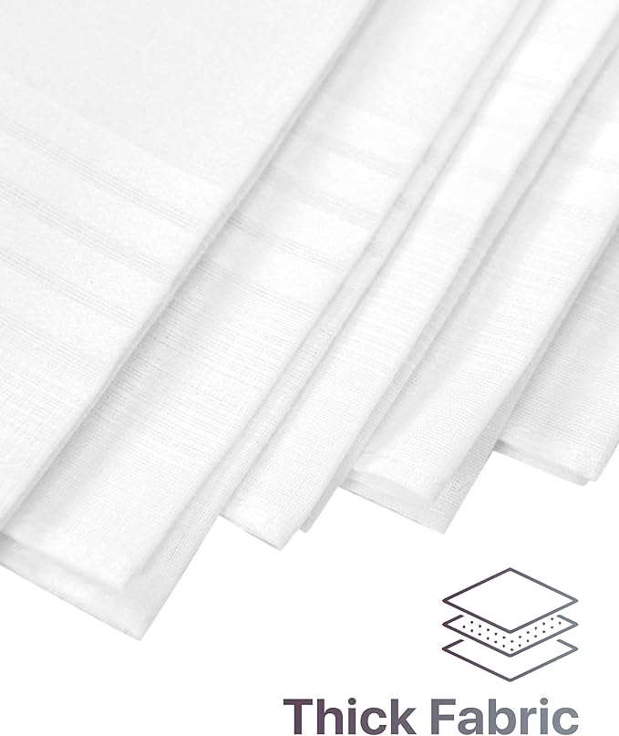 Umo Lorenzo Pocket Square Handkerchiefs for Men Soft 100% Cotton Hankies