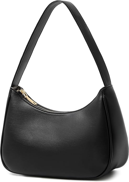 Shoulder Bags for Women, Cute Hobo Tote Handbag Mini Clutch Purse with Zipper Closure