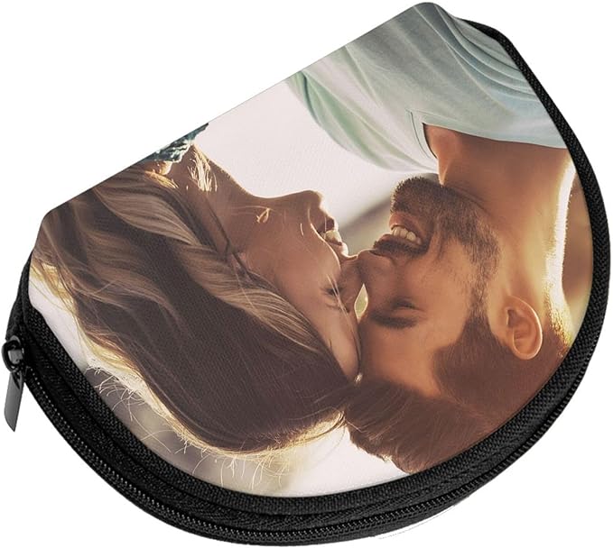 Custom Coin Purse Personalized Change Purse Design Your Photo Logo Name Change Purse Wallet Zipper Durable Cash Pouch Storage Bag for Women Gifts (Style 2)
