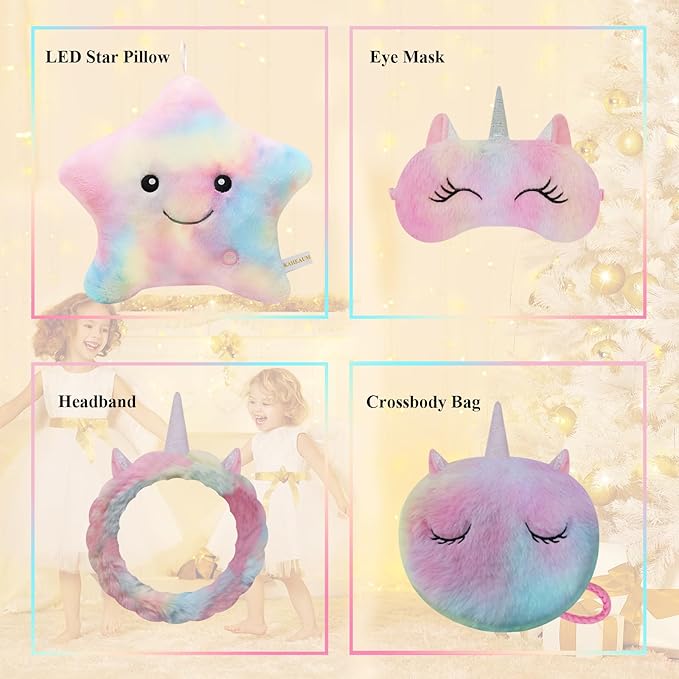 Throw Pillows for Couch Set Living Room Home Decor Sofa Office Chair Birthday New Year, Star Shape Decorative Pillows for Bed with Insert,Colorful Pink Throw Pillow Cute Cushion