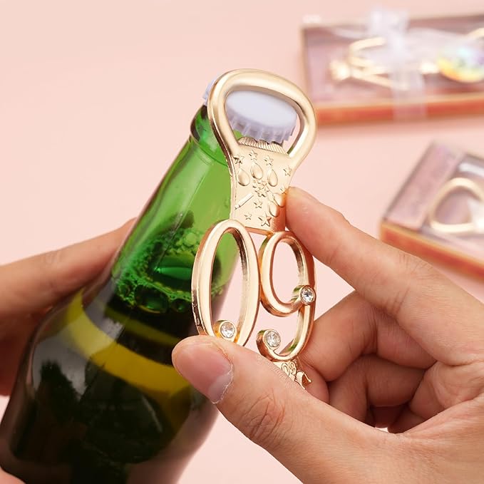 12 Packs 60th Bottle Opener, Gifts for 60th Birthday Party Favors, Wedding Anniversary Party Return, Gifts or Souvenirs for Guests, Theme Party Decorations