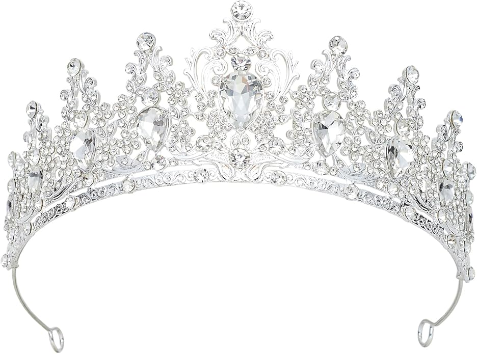 Tiaras Crown for Women, Queen Crown, Bridal for Tiaras Headband Wedding, Birthday Party Prom Princess Crystal Crowns Hair Accessories