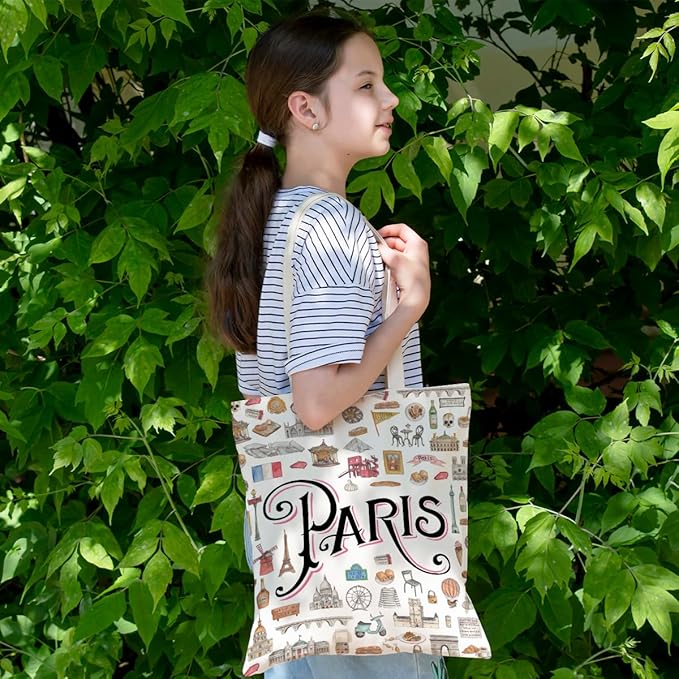 New York Paris Chicago Nashville Italy Los Angeles Las Vegas Lover Gifts Tote Bag Beach Bag Travel Gift