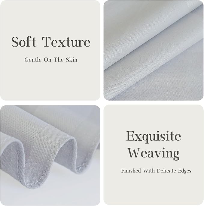 Bycc Bynn Men's Handkerchiefs Soft Cotton Solid Colour Classic Hankie