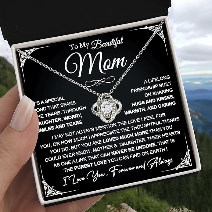 To My Mom Necklace, To My Badass Mom Necklace, To My Loving Mom Necklace From Son, Mother Daughter Necklace Gifts for Mom, Mothers Day Necklace Gift For Mom, Best Necklace Gifts For Mom