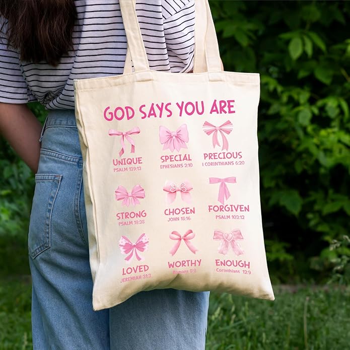 Canvas Tote Bag Gift - Funny Reusable Cloth Bags Vintage Totes Gifts for Women Shopping Grocery Lover Books Reader