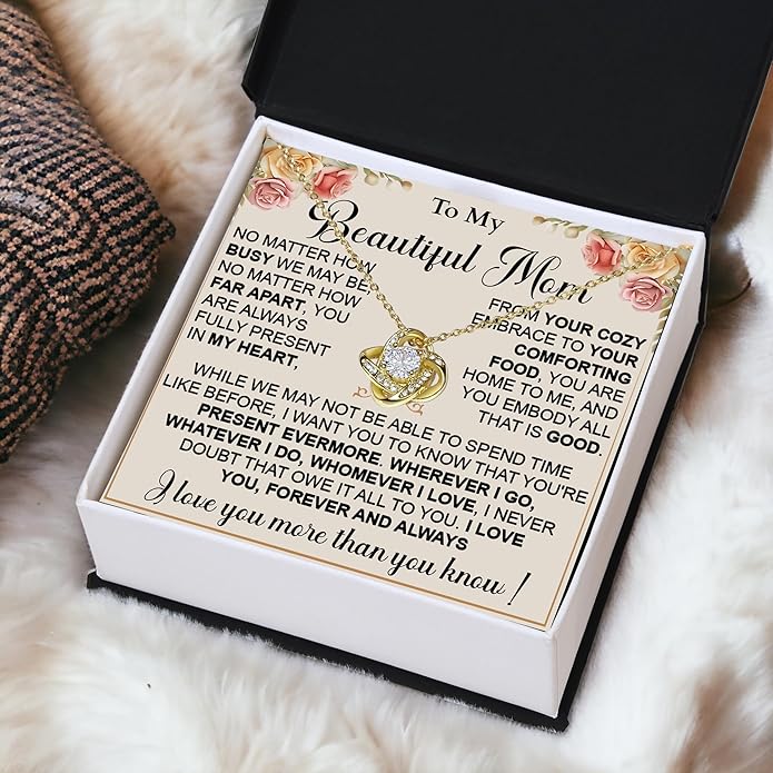 To My Mom Necklace, To My Badass Mom Necklace, To My Loving Mom Necklace From Son, Mother Daughter Necklace Gifts for Mom, Mothers Day Necklace Gift For Mom, Best Necklace Gifts For Mom