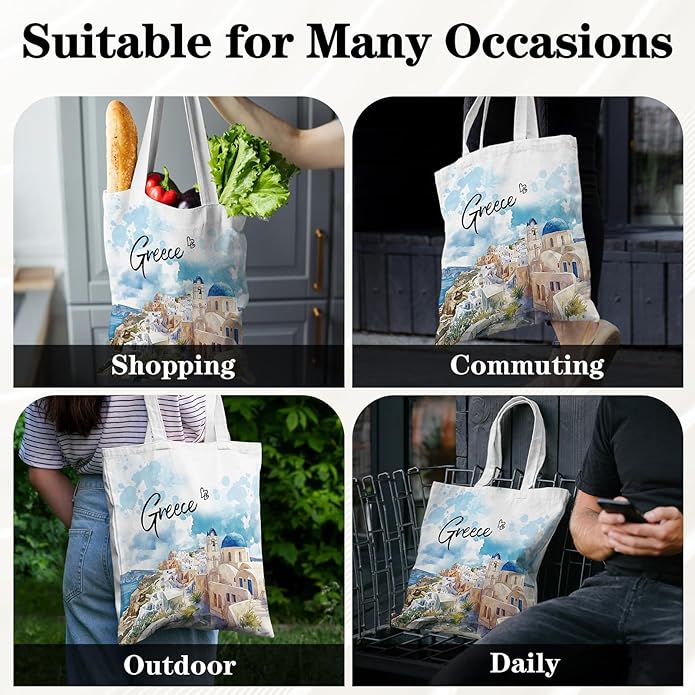 Canvas Tote Bag Gift - Funny Reusable Cloth Bags Vintage Totes Gifts for Women Shopping Grocery Lover Books Reader
