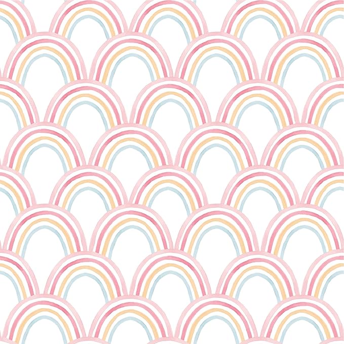 Kids Organic 100% Viscose Derived from Bamboo Sheet Set | Twin or Full Size Fitted Bed Sheets | Oeko-Tex Certified | Cute Toddler Bedding for Girls & Boys Rainbow Twin