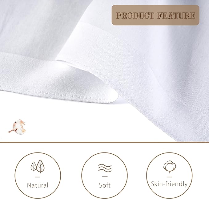 RDS HANKYTEX Men's Handkerchiefs,100% Soft Cotton,White Hankie Pack of 12 Pieces