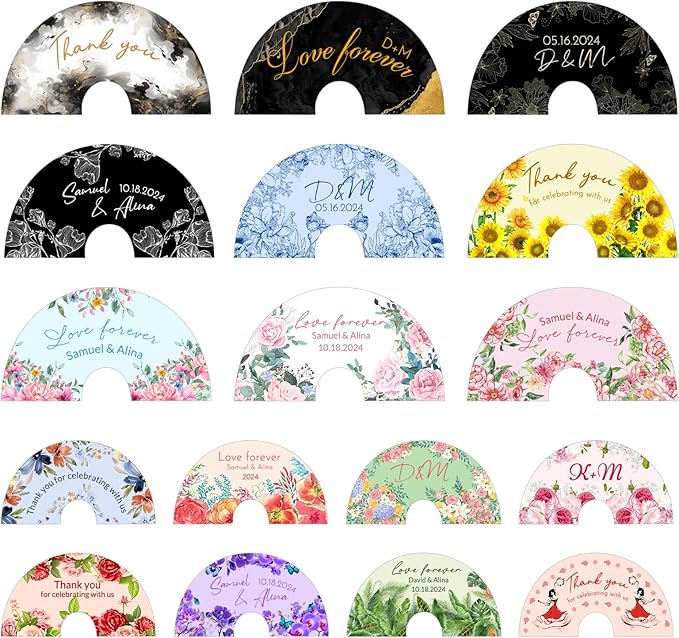 Personalized Foldable Bamboo Fans, Custom Vintage Handheld Fan with Photo Text Customized Folding Hand Fans Gift for Performance Wedding Dance Church Party 10 in
