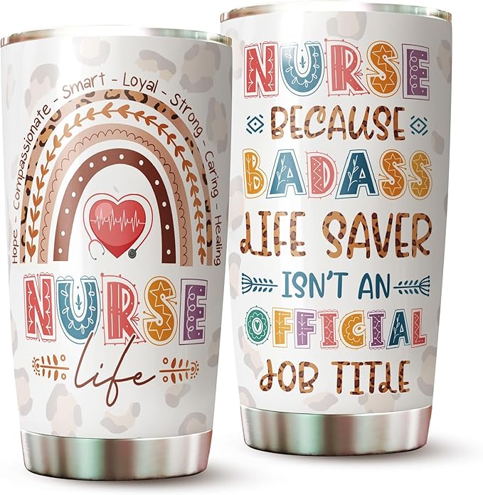Gifts For Nurses - Nurse Tumbler - Nursing Gift - Nurse Life Tumblers - Nurses Week Gifts - Nursing Graduation Gift Ideas
