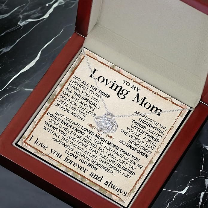 To My Mom Necklace, To My Badass Mom Necklace, To My Loving Mom Necklace From Son, Mother Daughter Necklace Gifts for Mom, Mothers Day Necklace Gift For Mom, Best Necklace Gifts For Mom