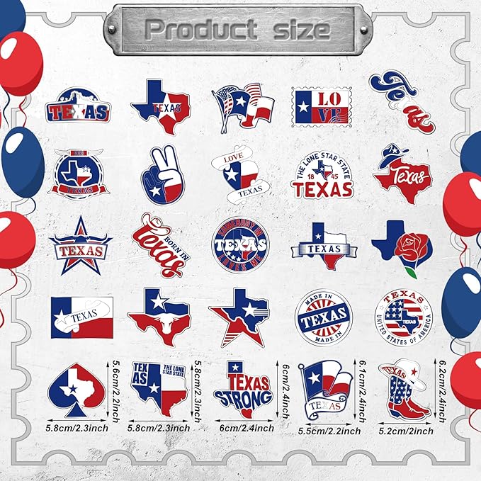 Konohan 25 Pcs Texas Souvenir Gifts Texas Magnets for Refrigerator Bulk Fridge Magnet Stickers States Souvenirs Gifts Magnet Holiday Magnetic Travel Decoration for Home Car Decor