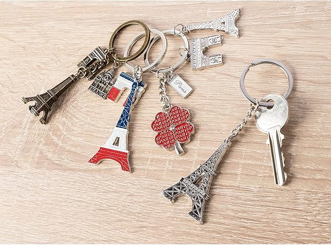 Juvale 6 Pack Keychain Souvenir Gifts, Souvenir Gift, Key Rings