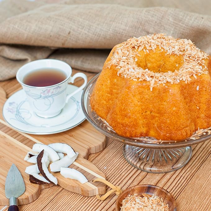 TORTUGA Caribbean Coconut Rum Cake - 16 oz Rum Cake - The Perfect Premium Gourmet Gift for Gift Baskets, Parties, Holidays, and Birthdays