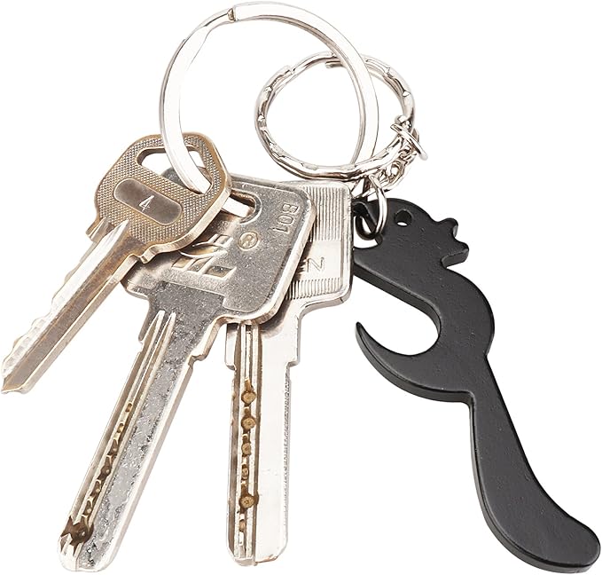 Swatom Squirrel Keychain Bottle Opener Beer Opener Tool Key Tag Chain Ring Accessories (Squirrel, 6)