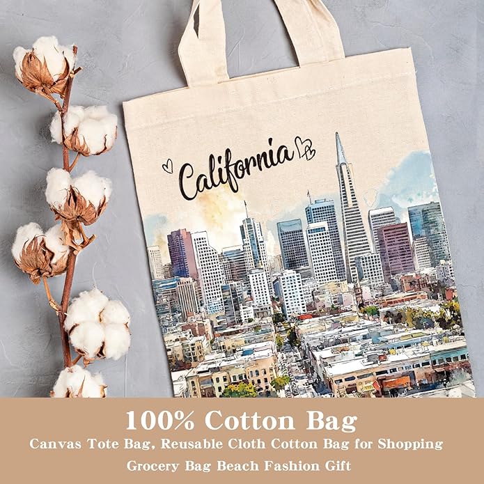 Canvas Tote Bag Gift - Funny Reusable Cloth Bags Vintage Totes Gifts for Women Shopping Grocery Lover Books Reader