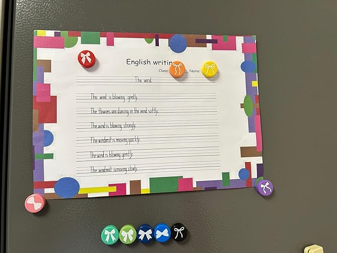 20 Pack Fridge Magnet, Mini Strong Magnets for Whiteboard, Refrigerator Magnets, Locker & Map- Colorful Round Cute Small Magnets for Kitchen, Office, Classroom, School,10 Colors (Assorted)