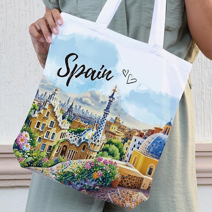 Europe Travel Souvenirs Gifts Tote Bags Reusable Grocery Bags London Paris Switzerland Gifts for Women
