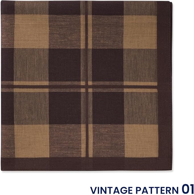 Selected Hanky 100% Cotton Handkerchiefs for Men
