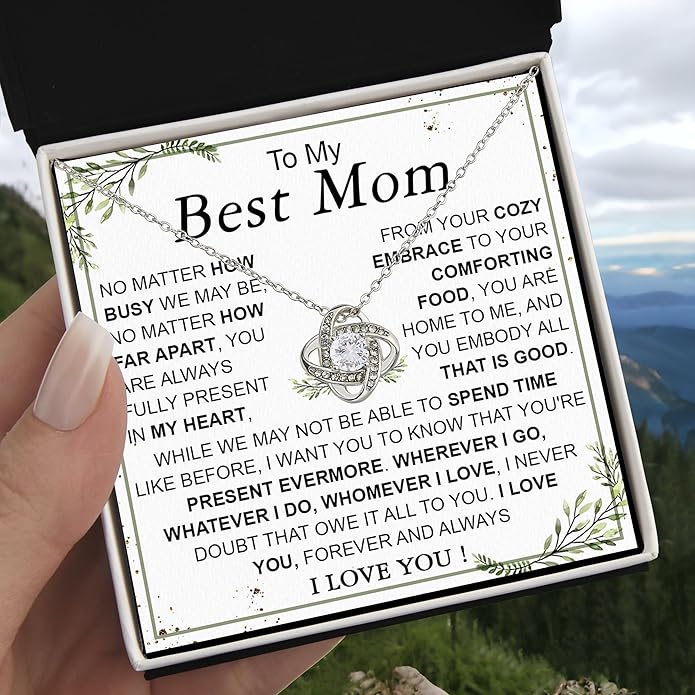 To My Mom Necklace, To My Badass Mom Necklace, To My Loving Mom Necklace From Son, Mother Daughter Necklace Gifts for Mom, Mothers Day Necklace Gift For Mom, Best Necklace Gifts For Mom