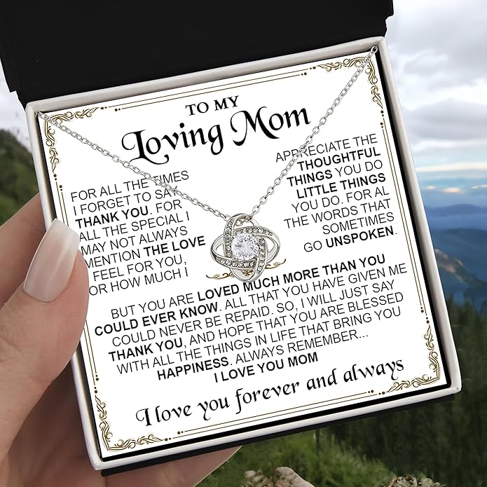 To My Mom Necklace, To My Badass Mom Necklace, To My Loving Mom Necklace From Son, Mother Daughter Necklace Gifts for Mom, Mothers Day Necklace Gift For Mom, Best Necklace Gifts For Mom