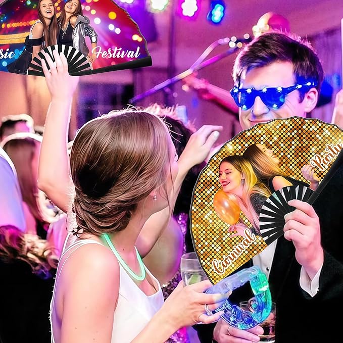 Custom Fans Personalized Fans for Line Dancing Folding Popping Fans for Wedding Dancing Concert Cosplay Party