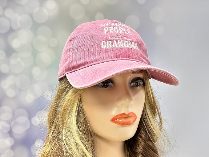 Adjustable Embroidery Baseball Hat for Men Women