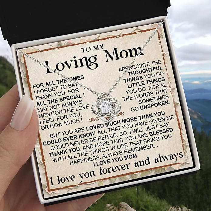 To My Mom Necklace, To My Badass Mom Necklace, To My Loving Mom Necklace From Son, Mother Daughter Necklace Gifts for Mom, Mothers Day Necklace Gift For Mom, Best Necklace Gifts For Mom