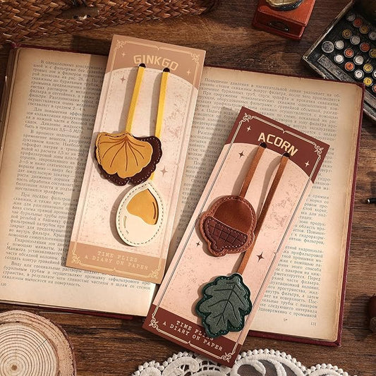 2 Pieces Vintage Leather Bookmarks for Women, Personalized PU Book Marks for Reading Women, Gift for Book Lover, Teacher, Mom