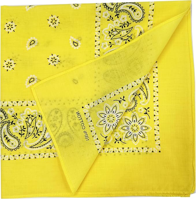 Vamqor Bandanas Gift Box 6 pack,Premium Super Soft 60s Cotton Paisley Bandannas Handkerchiefs for Men,Women and Kids