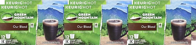 Green Mountain Coffee Roasters Our Blend, Single-Serve Keurig K-Cup Pods, Light Roast Coffee, 72 Count