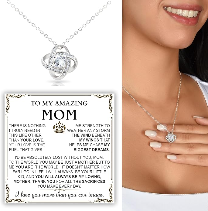 To My Mom Necklace, To My Badass Mom Necklace, To My Loving Mom Necklace From Son, Mother Daughter Necklace Gifts for Mom, Mothers Day Necklace Gift For Mom, Best Necklace Gifts For Mom