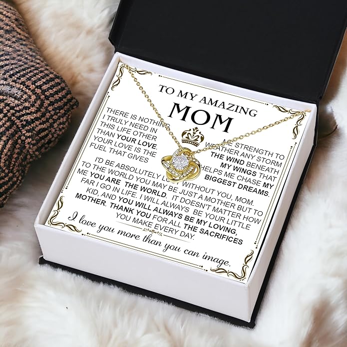 To My Mom Necklace, To My Badass Mom Necklace, To My Loving Mom Necklace From Son, Mother Daughter Necklace Gifts for Mom, Mothers Day Necklace Gift For Mom, Best Necklace Gifts For Mom