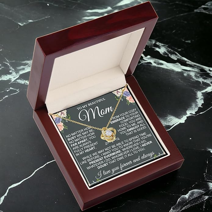 To My Mom Necklace, To My Badass Mom Necklace, To My Loving Mom Necklace From Son, Mother Daughter Necklace Gifts for Mom, Mothers Day Necklace Gift For Mom, Best Necklace Gifts For Mom