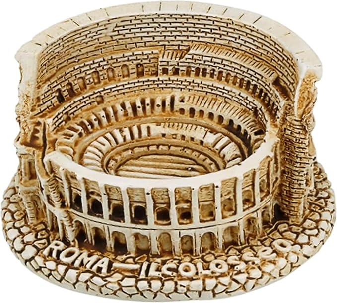 Mini Statue, Ancient Roman Architecture Resin Model Italian Decor Piece, Classic Rome Souvenir & Souvenirs, Perfect for Home Office Desktop Display Gifts