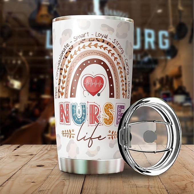 Gifts For Nurses - Nurse Tumbler - Nursing Gift - Nurse Life Tumblers - Nurses Week Gifts - Nursing Graduation Gift Ideas