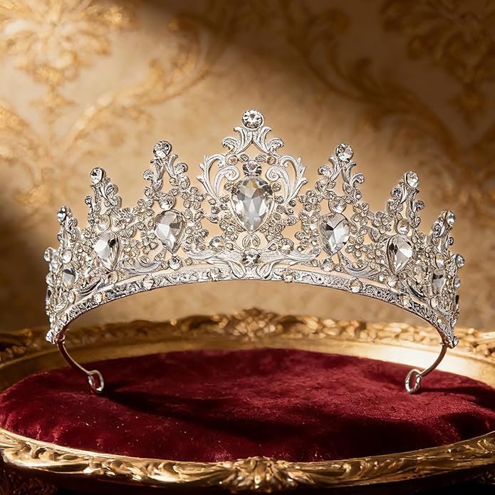 Tiaras Crown for Women, Queen Crown, Bridal for Tiaras Headband Wedding, Birthday Party Prom Princess Crystal Crowns Hair Accessories