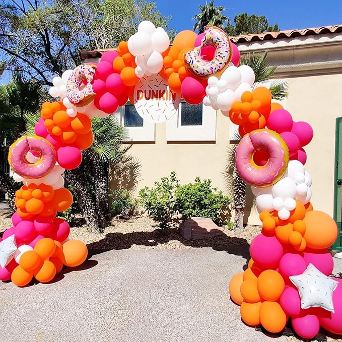 Bezente Hot Pink Balloons 18 Inch - 30 Pack Large Thick Pink Balloons Big Round Hot Pink Latex Balloons for Wedding Bridal Shower Valentine's Day Birthday Party Backdrop Decorations
