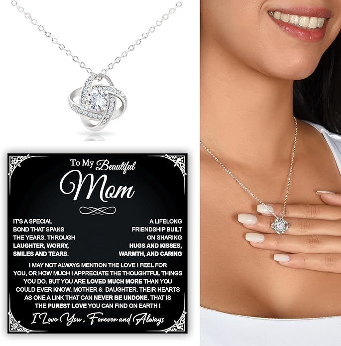 To My Mom Necklace, To My Badass Mom Necklace, To My Loving Mom Necklace From Son, Mother Daughter Necklace Gifts for Mom, Mothers Day Necklace Gift For Mom, Best Necklace Gifts For Mom