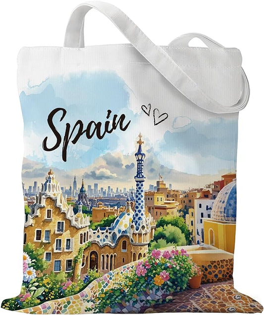 Europe Travel Souvenirs Gifts Tote Bags Reusable Grocery Bags London Paris Switzerland Gifts for Women