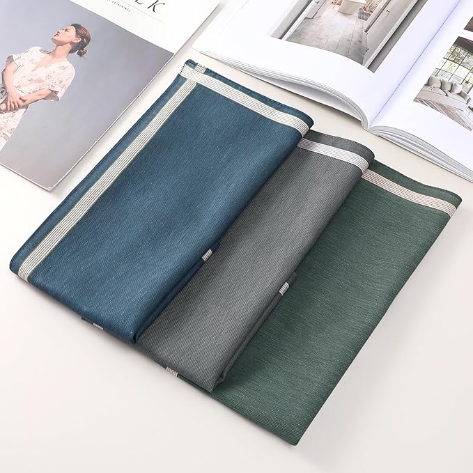 Handkerchiefs for Men, Soft Cotton Men’s Handkerchiefs, Cotton Hankies for Men, Assorted Hankies, 17x17 3/6 PCS