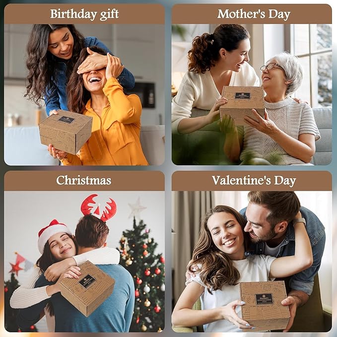 9 Pack Soy Candles for Home Scented |（Apple Cinnamon/Amber/Vanilla） Long-Lasting 270 Hours, Natural Scented Candles Gift for Women & Men, Birthday, Mother’s Day, Christmas, Thanksgiving