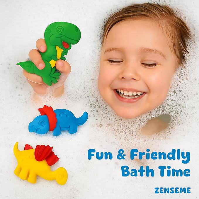 ZenseMe Soap Making Kit for Kids – DIY Soap Making Kit with Dinosaur Soap Moulds (3 Cute Dinosaurs) | Soap Making Supplies for Creative Play & Hygiene - DIY Kits for Kids with Mobile App