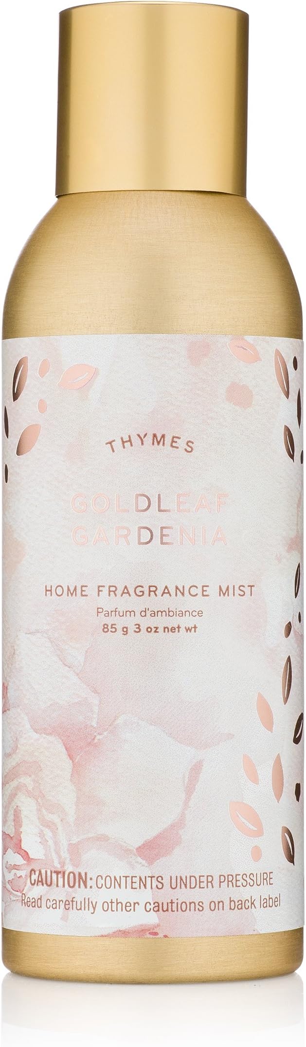 Thymes Home Fragrance Mist – Room Air Fresheners for Home Long Lasting – Air Freshener Spray – Premium Home Fragrance – Floral Notes of Gardenia, Lush Rose, & Fresh Jasmine (Goldleaf Gardenia, 3 oz)
