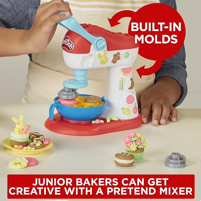 Play-Doh Kitchen Creations Spinning Treats Mixer , Brown