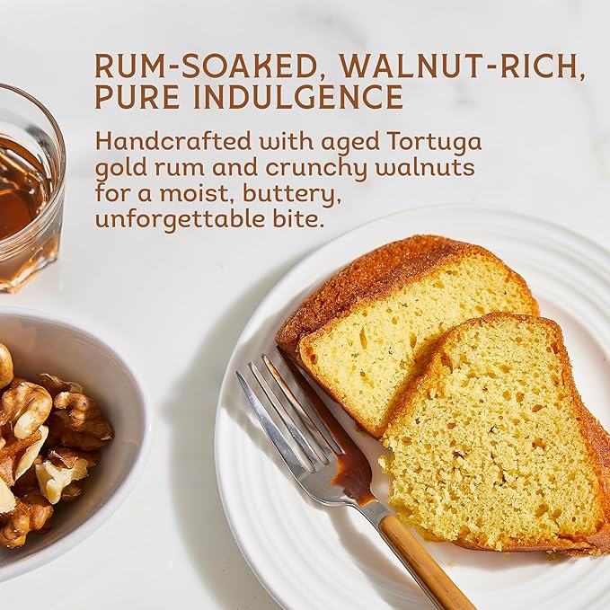 Tortuga Caribbean Rum Cake Gift Set – 6 Pack of Classic Golden Original 4 oz – Authentic Dessert Snack Cakes Bakery Fresh, Moist & Flavored with Premium Aged Rum - Mini Cakes for Delivery