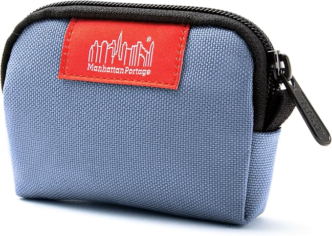 Manhattan Portage Coin Purse With Zipper Closure Pouch Eclectic Colors Credit Card ID Card Jewelry Keys Water Resistant Gift 1000D CORDURA® Everyday Carry